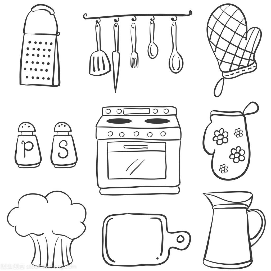 涂鴉的設備廚房套 智能科技讓廚房生活更便捷